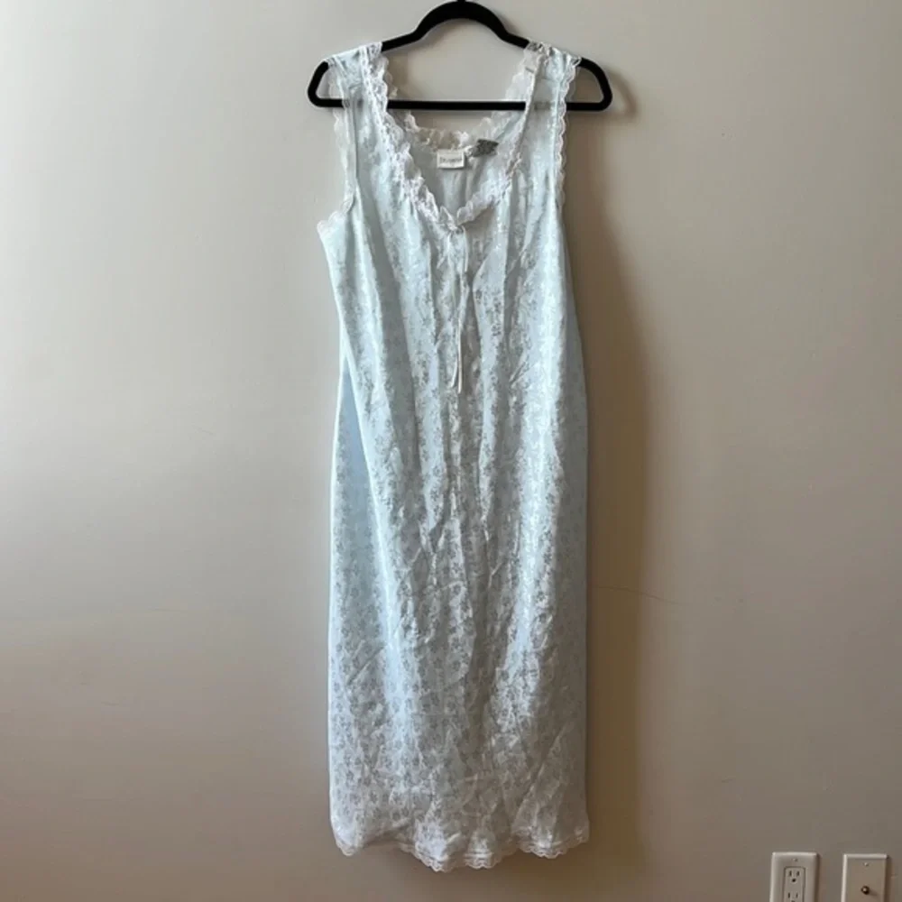 Vintage Baby Blue Long Nightie